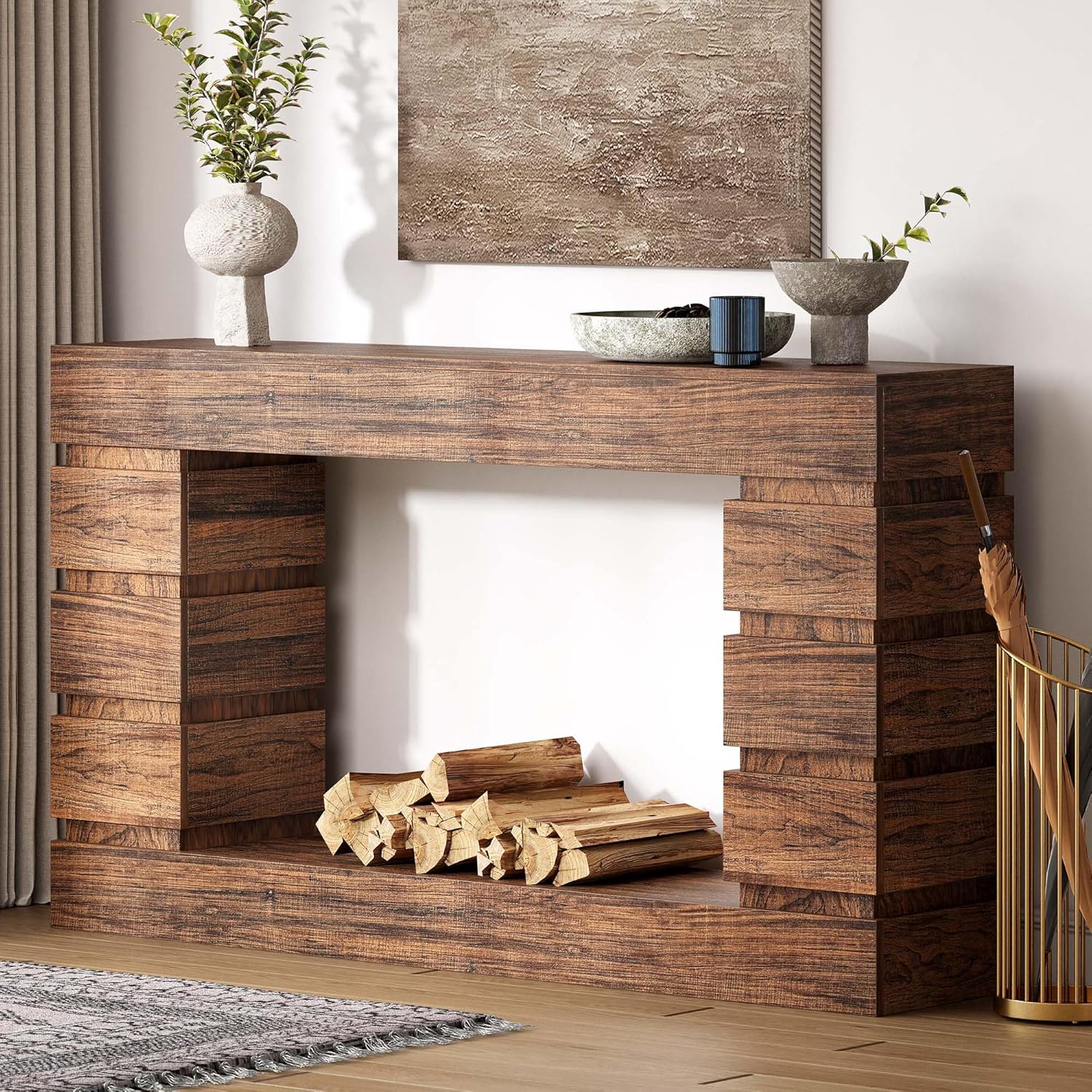 LIKEME Wooden Entryway Table