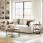 LIKEMET 25" Arched Metal Frame End Table