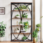 LIKEMET 39.3" Metal Industrial Bookcase