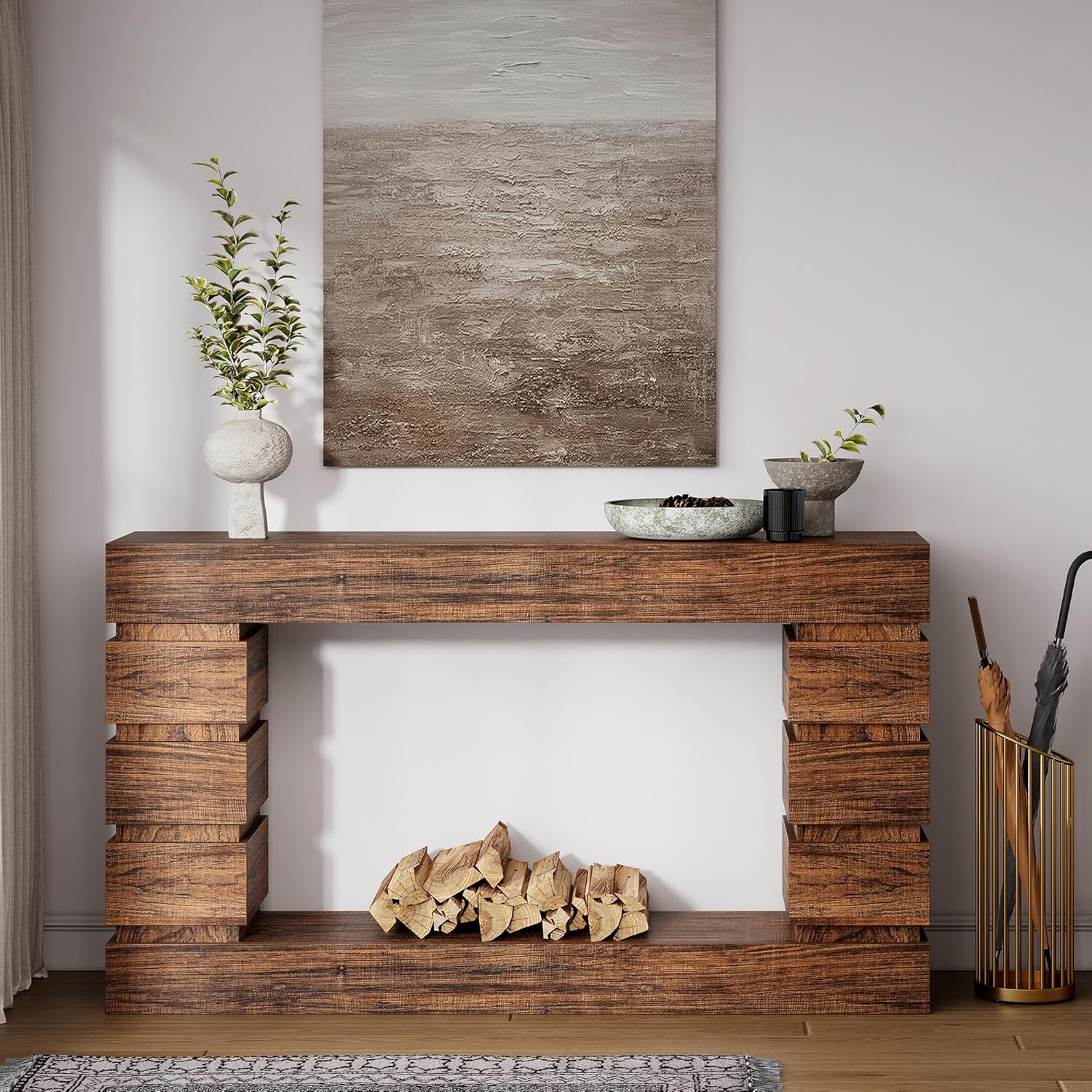 LIKEME Wooden Entryway Table