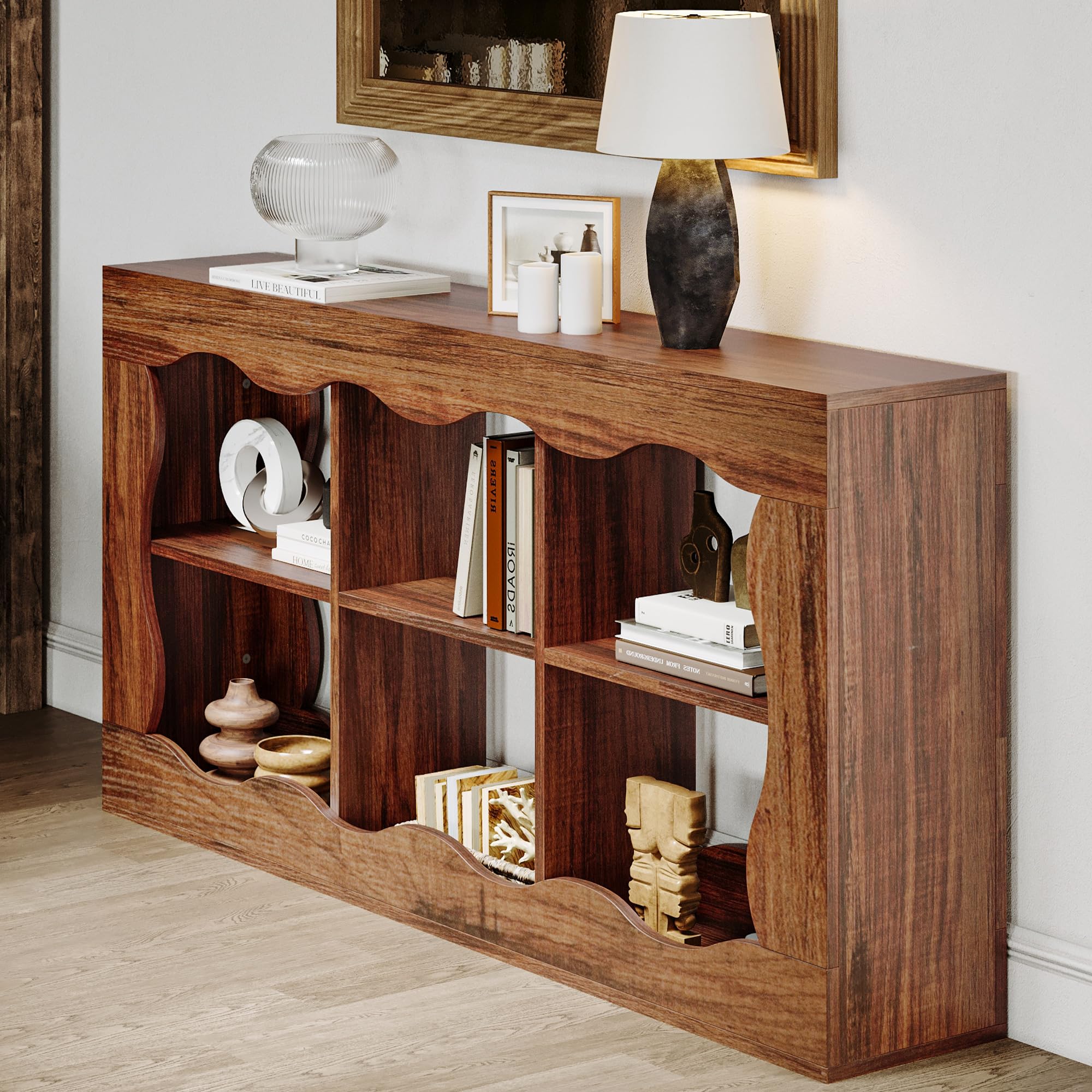 LIKEMET 63" Farmhouse Entryway Table