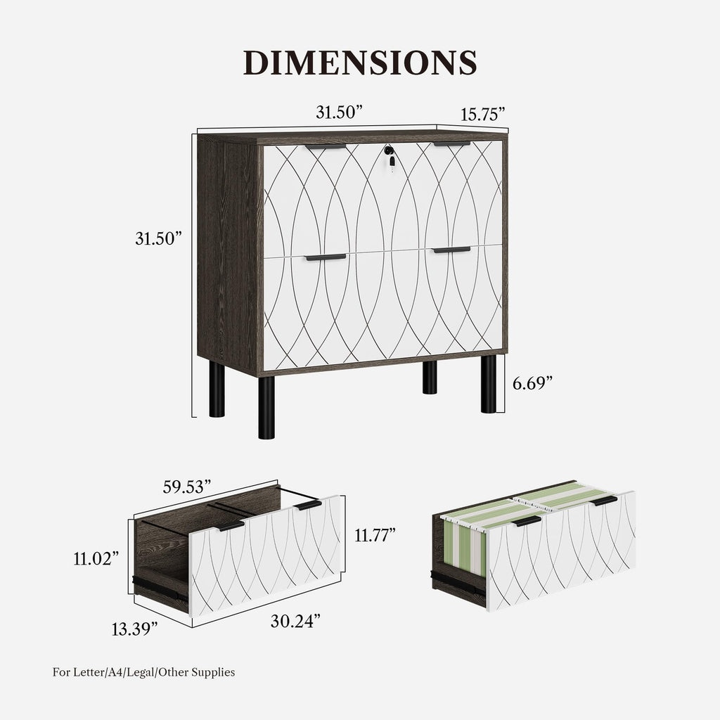 LIKEMET Meridian Cabinet Document Cabinet