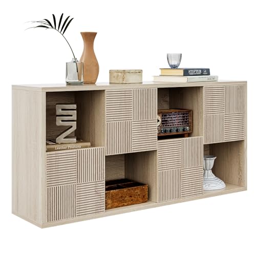 LIKEMET Cubby Wooden 8-Cubic Storage Cabinet