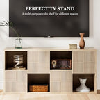 LIKEMET Cubby Wooden 8-Cubic Storage Cabinet