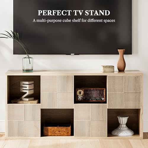 LIKEMET Cubby Wooden 8-Cubic Storage Cabinet