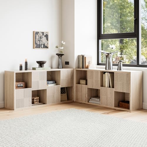 LIKEMET Cubby Wooden 8-Cubic Storage Cabinet
