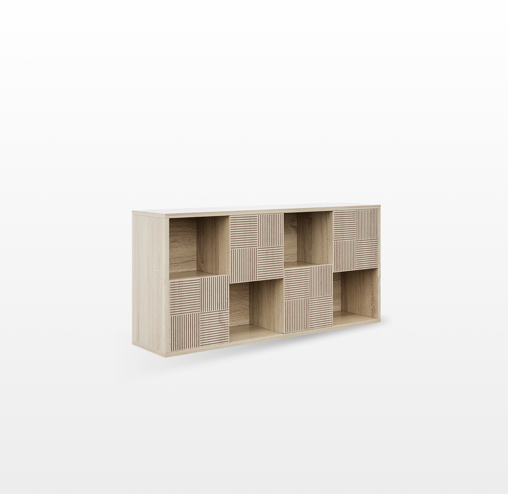 LIKEMET Cubby Wooden 8-Cubic Storage Cabinet