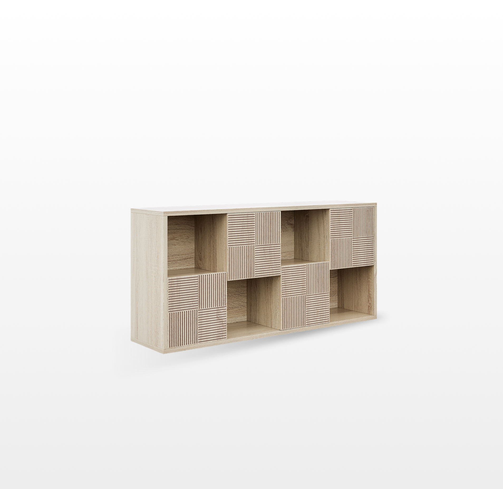 LIKEMET Cubby Wooden 8-Cubic Storage Cabinet