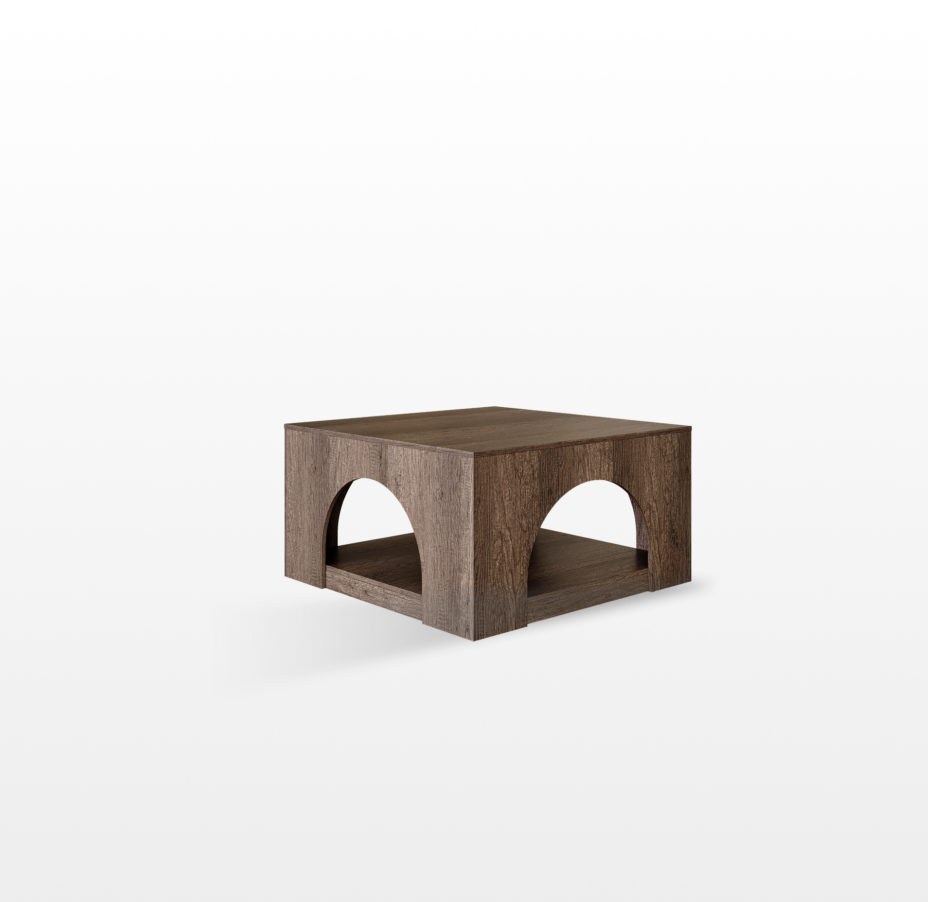 LIKEMET 35.5" LED Square Coffee Table