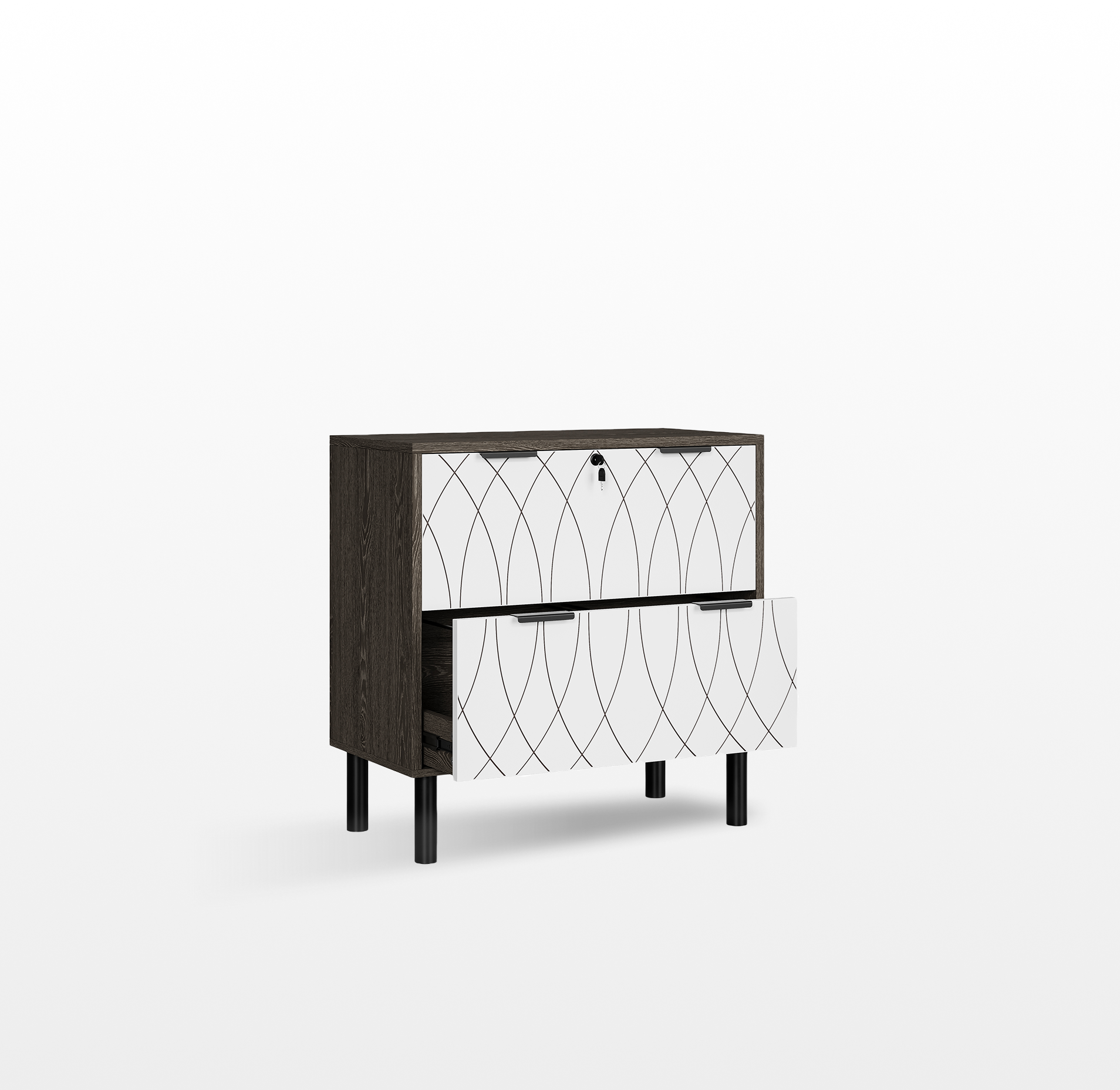 LIKEMET Meridian Cabinet Document Cabinet