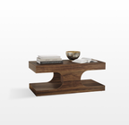 LIKEMET 47.2" Combination Arched Coffee Table
