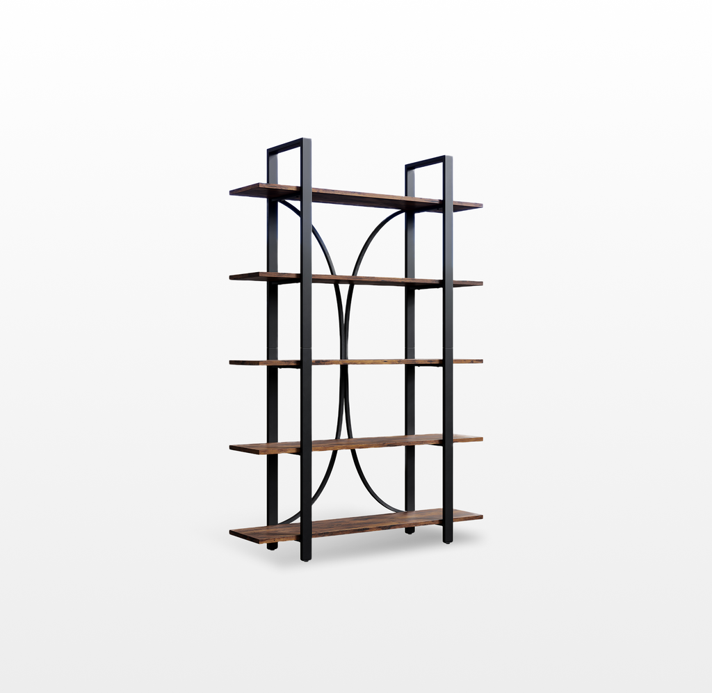 LIKEMET 70“ Open Bookshelf with Half Back