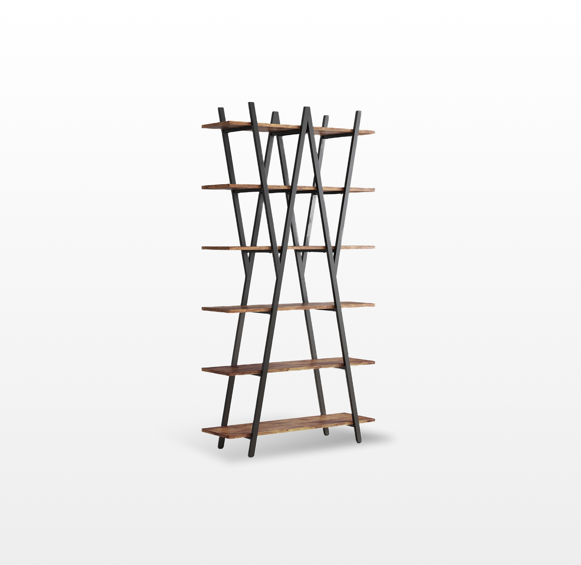 LIKEMET 74" Open High Bookshelf
