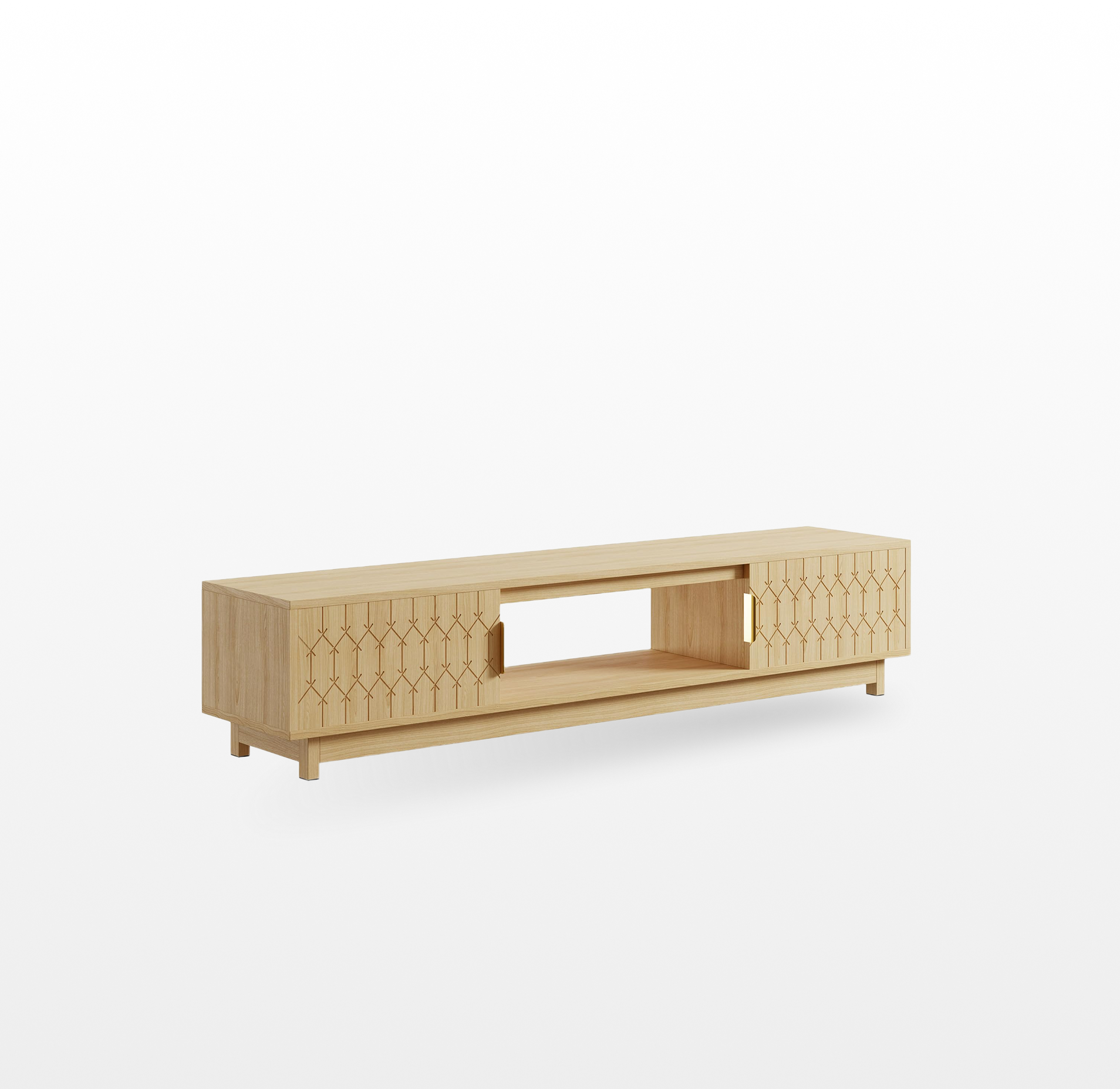 LIKEMET 70.8“ Modern Grain TV Stand