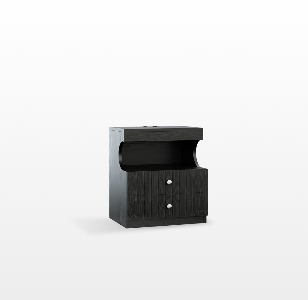 LIKEMET 21" French Nightstand ( LED & Charging Station )
