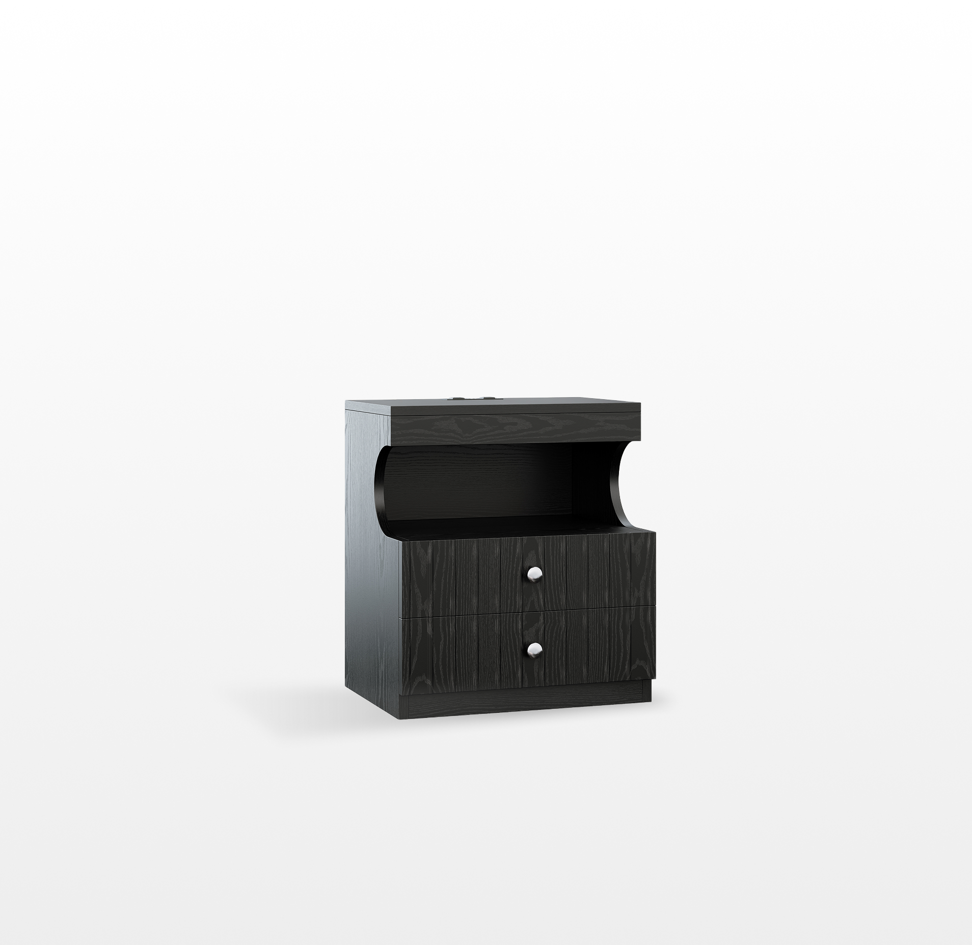 LIKEMET 21" French Nightstand ( LED & Charging Station )