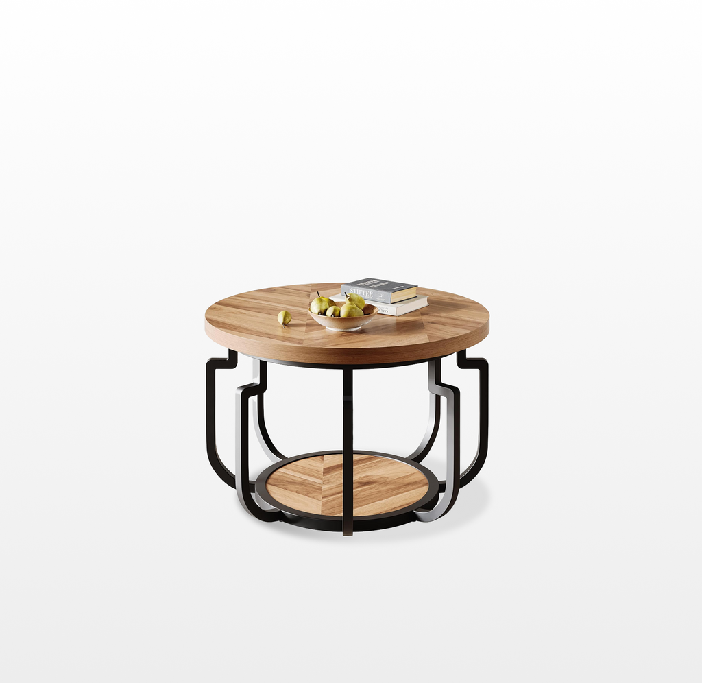 LIKEMET 32" Round Coffee Table