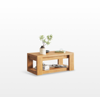 LIKEMET 47.24“ Wood Coffee Table