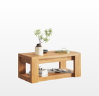 LIKEMET 47.24“ Wood Coffee Table