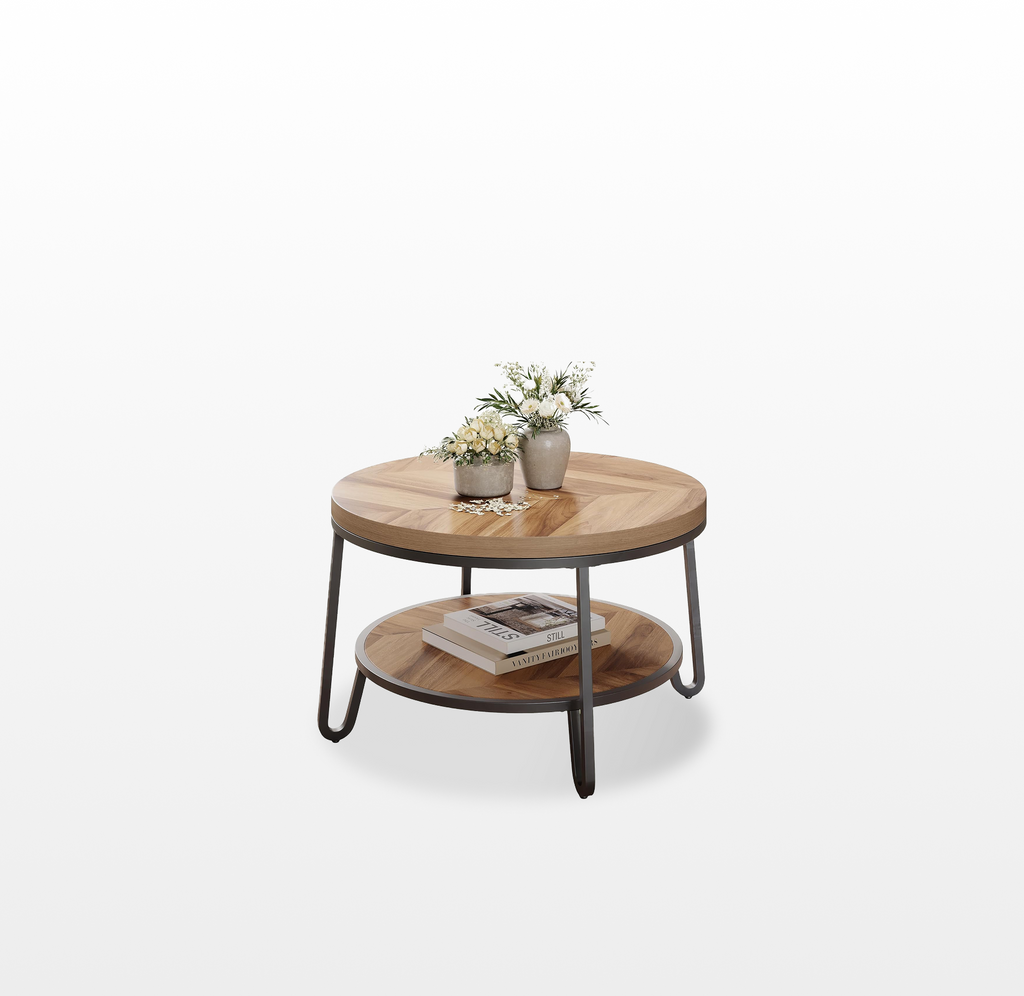LIKEMET 32" Round Coffee Table