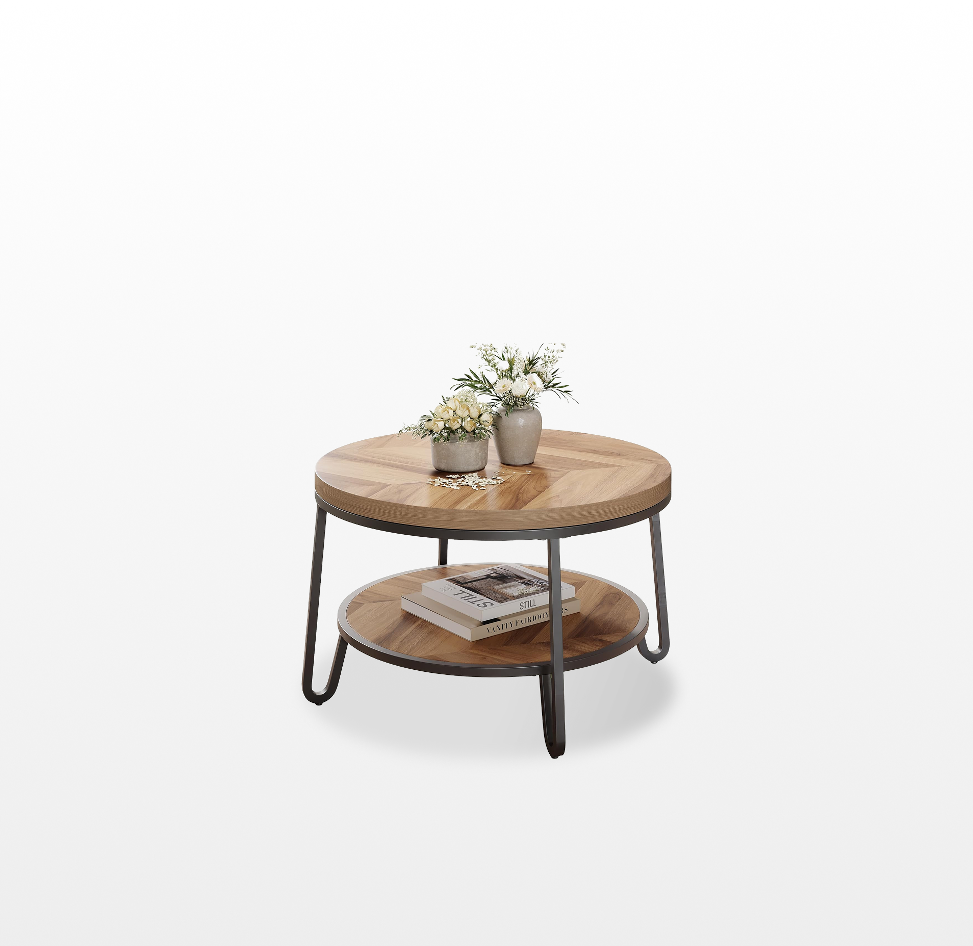 LIKEMET 32" Round Coffee Table