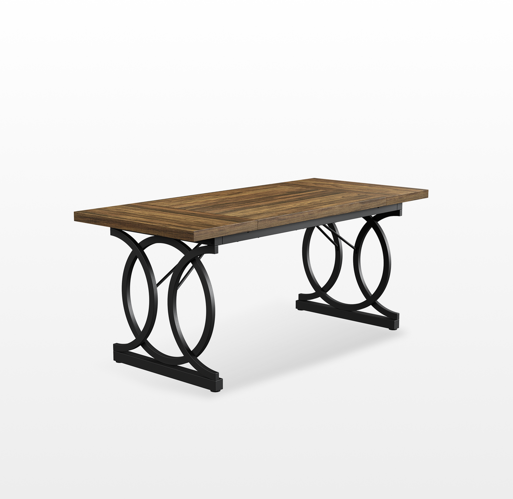 LIKEMET 70.8" Wooden Dining Table