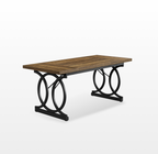 LIKEMET 70.8" Wooden Dining Table