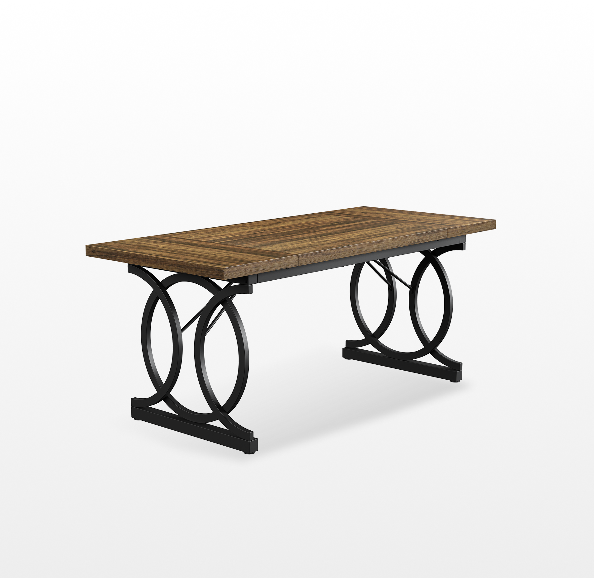 LIKEMET 70.8" Wooden Dining Table
