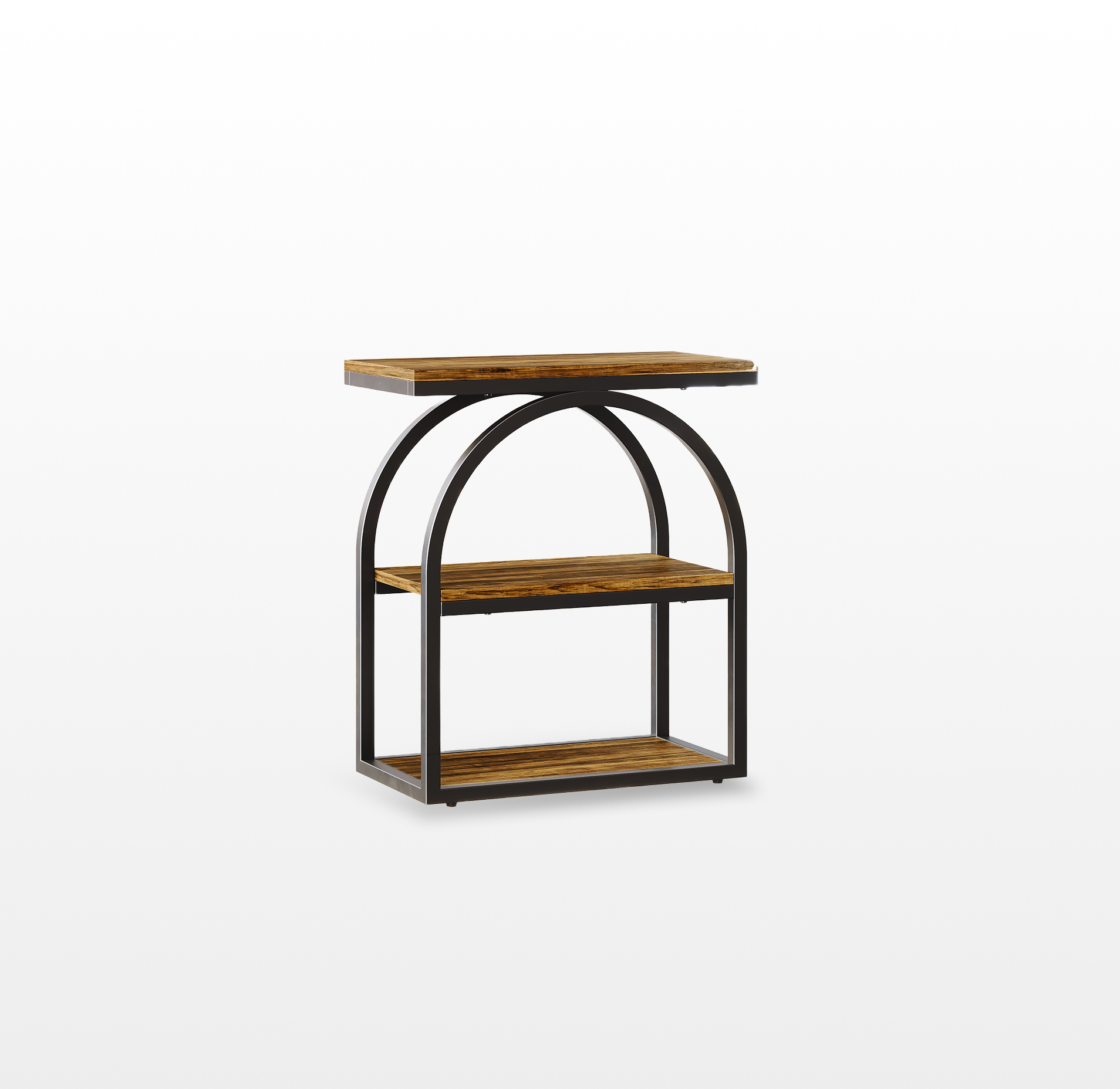 LIKEMET 25" Arched Metal Frame End Table