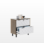 LIKEMET 2 Drawer File Cabinet with Lock