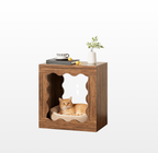 LIKEMET Wavy Farmhouse End Table（24”）