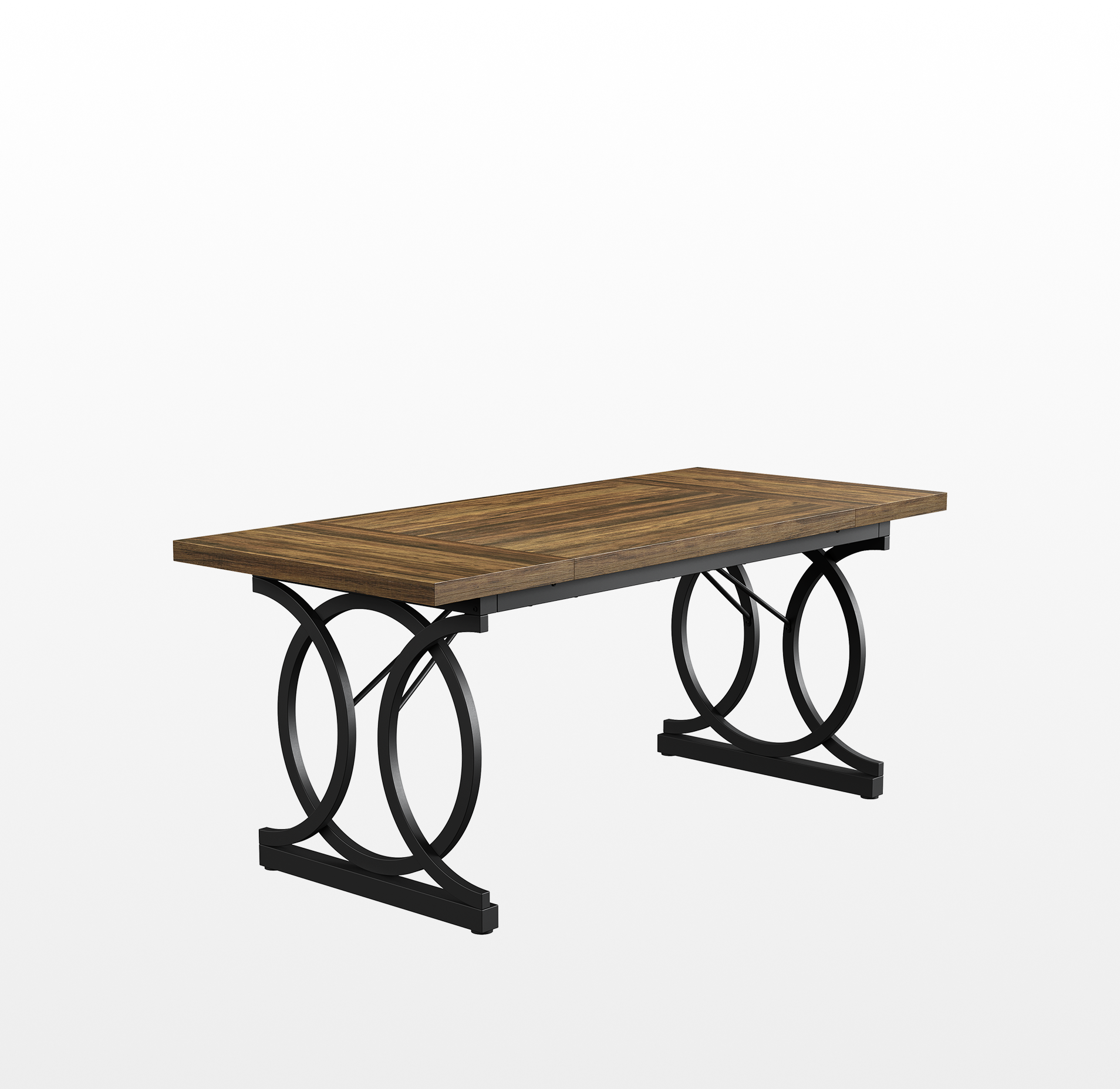 LIKEMET Wooden Dining Table（70.8"）