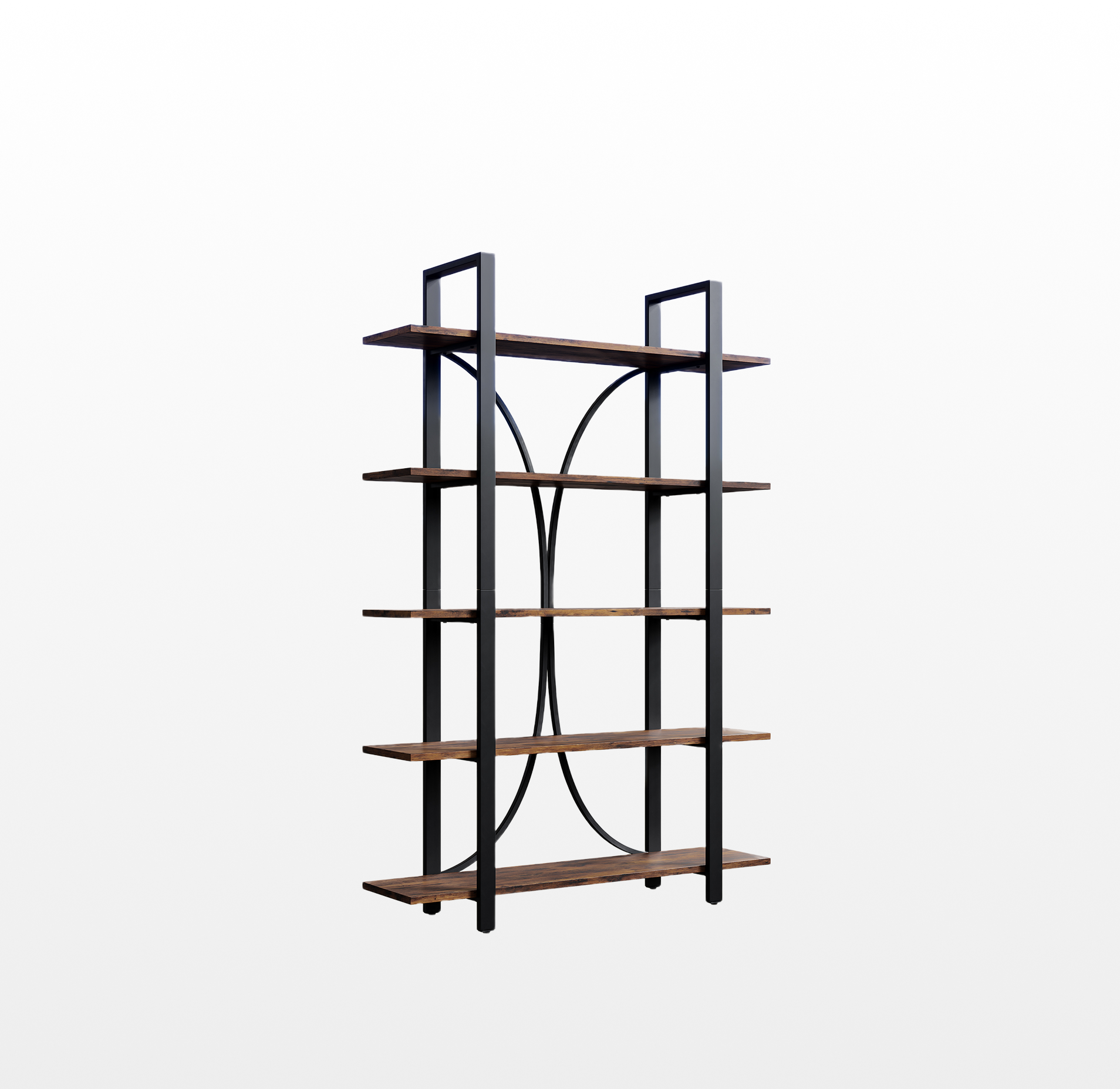 LIKEMET 70“ Open Bookshelf with Half Back